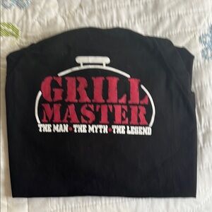 Grill Master Black Apron NWOT